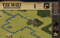 Die Landkarte im Rolenspiel The West