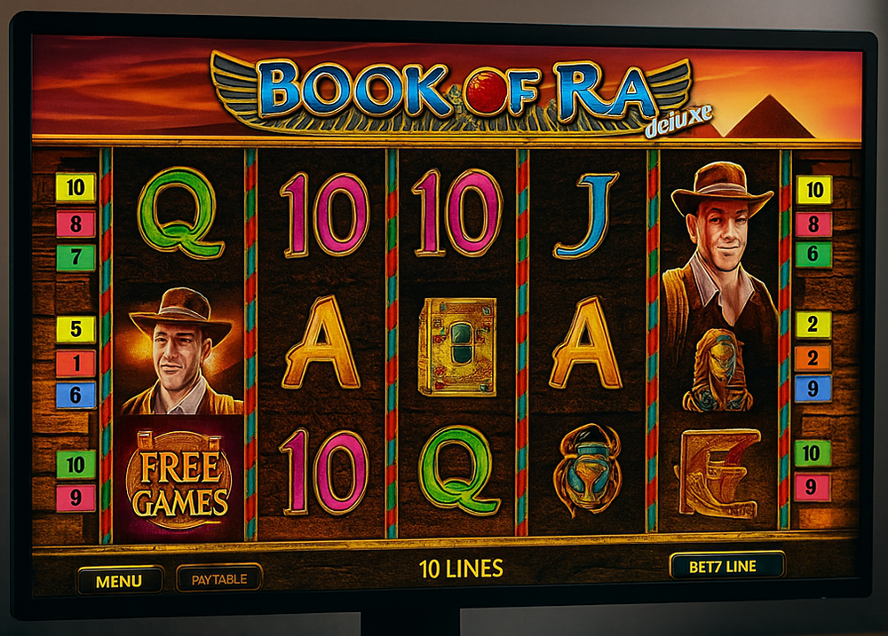 Book of Ra Deluxe: 100% Casino Spaß am Spielautomaten